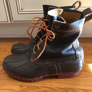 LL Bean Duck Boots 9 Like New